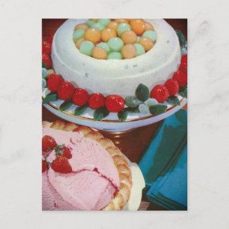 aardbei & munt briefkaart