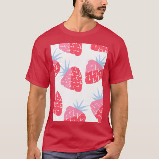 Aardbei Natural Summer Pomp T-shirt