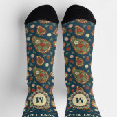 Aardbei Paisley Patroon Sokken (Top)