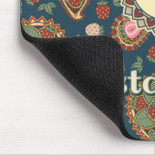 Aardbei Paisley Pattern Muismat (Hoek)