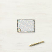 Aardbei Paisley Pattern Post-it Notes (Op bureau)