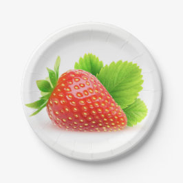 Aardbei Papieren Bordje