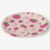 Aardbei Papieren Bordje (Gekanteld)