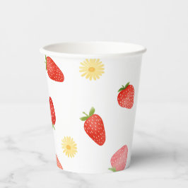Aardbei Party Paper Cups Papieren Bekers