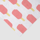 Aardbei Popsicle Leuke Cartoon Tekening Tissuepapier (Detail)