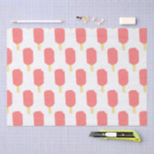 Aardbei Popsicle Leuke Cartoon Tekening Tissuepapier (Craft)