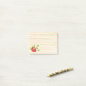 Aardbei Post-it® Notes (Op bureau)