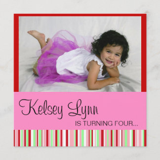 Aardbei Rood Roze Uitnodiging