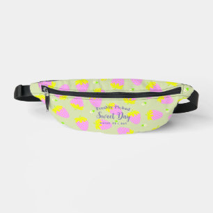 Aardbei Roze Groen Fanny Pack Heuptasje