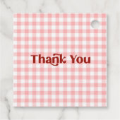 Aardbei Roze Rode bessen Zoet Baby shower Bedankjes Labels (Achterkant)