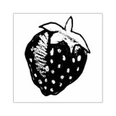 Aardbei Rubberstempel (Afrduk)