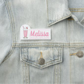 Aardbei Schud melkschudder Ice Cream Float Naamplaatje (In situ)