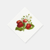 aardbei. servet (Hoek)