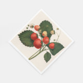  aardbei servet (Hoek)