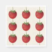  aardbei servet (Voorkant)