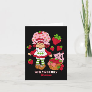 Aardbei Shortcake &amp; Kat Custard  Kaart
