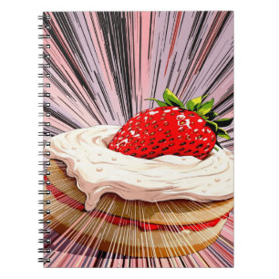 Aardbei Shortcake nostalgie Notitieboek