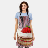 Aardbei Shortcake nostalgie Schort (Gedragen)