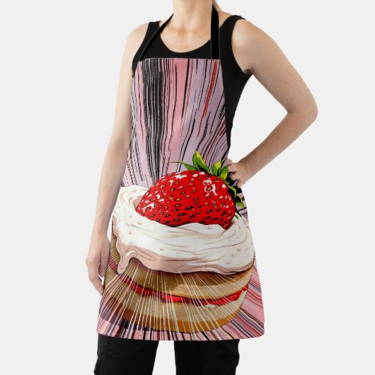 Aardbei Shortcake nostalgie Schort (Insitu)