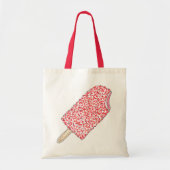 Aardbei Shortcake Popsicles Canvas tas (Voorkant)
