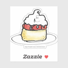 Aardbei Shortcake Sticker