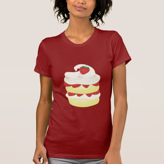 Aardbei Shortcake T-shirt (Voorkant)