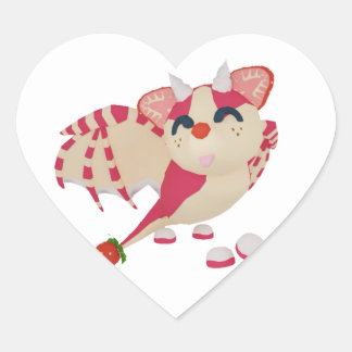Aardbei Shortcake Vleermuis Draak Adopt Me Sticker