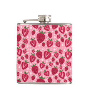 Aardbei Soda Flask Heupfles