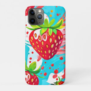 Aardbei Spat Patroon iPhone 11 Pro Hoesje