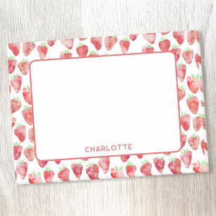 Aardbei, speciaal aangepast post-it® notes