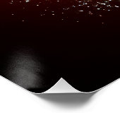 Aardbei Splash Perfect Poster (Hoek)