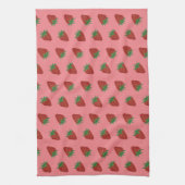 Aardbei Sweet Valentijn Fruit Pattern Theedoek (Verticaal)
