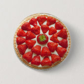 Aardbei Tart Button (Voorkant)