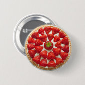 Aardbei Tart Button (Voorkant /achterkant)