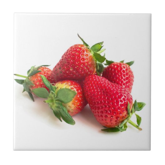 Aardbei Tegeltje (Voorkant)