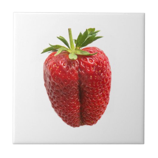 Aardbei Tegeltje (Voorkant)