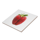 Aardbei Tegeltje (Zijkant)
