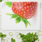 Aardbei Theedoek (Gevouwen)