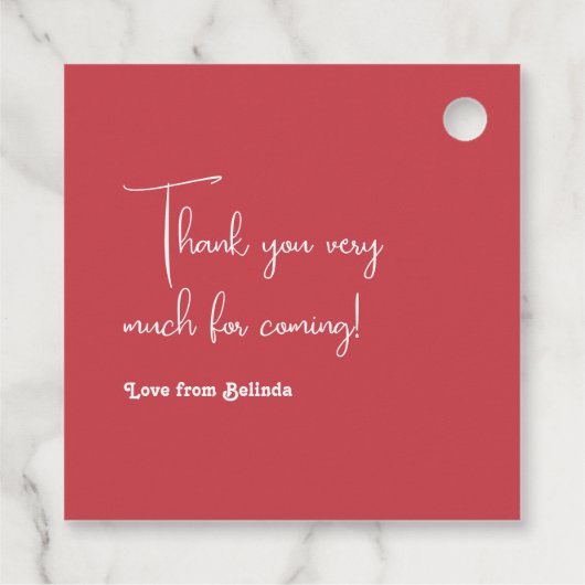 Aardbei Theme Berry Sweet Baby shower Bedankjes Labels (Achterkant)