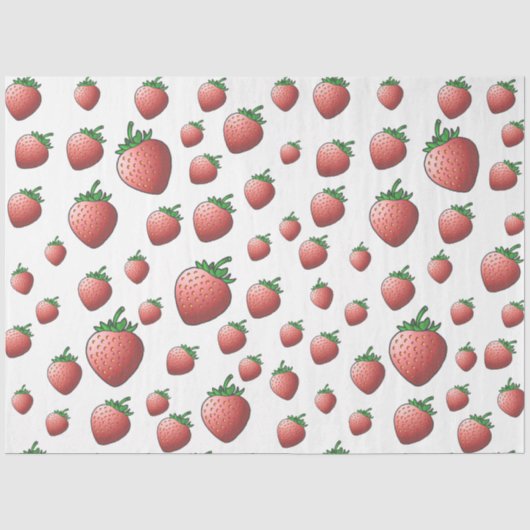 Aardbei Tissuepapier (Voorkant)