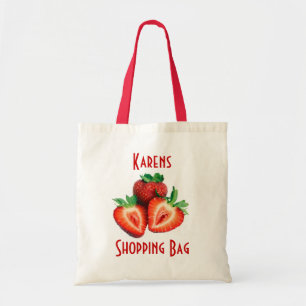 aardbei tote bag