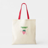 Aardbei Tote Bag (Achterkant)