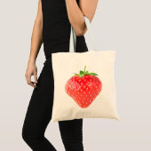 Aardbei Tote Bag (Voorkant (product))