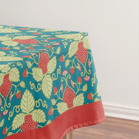 Aardbei Tuin Fruit & Bloesems Tafelkleed (Voorbeeld)