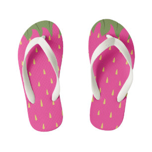 Aardbei uit fruit kinder teenslippers