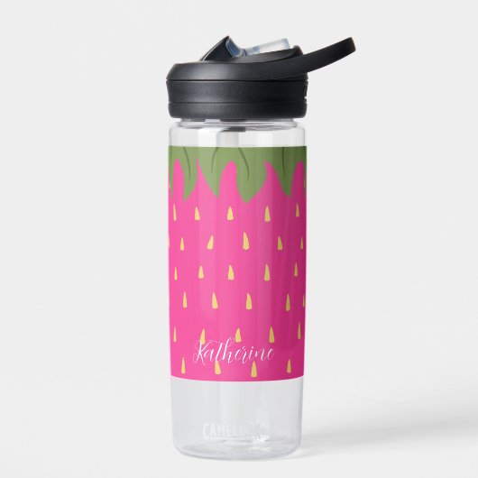 Aardbei uit fruit waterfles (Links)