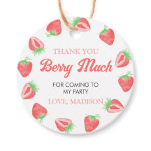 Aardbei Verjaardag Hartelijk dank