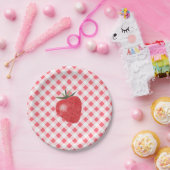 Aardbei Verjaardagspapier Borden Papieren Bordje (Feest)