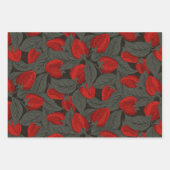 Aardbei verschillende schalen inpakpapier vel (Voorkant 3)