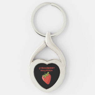 Aardbei Whisperer Sleutelhanger